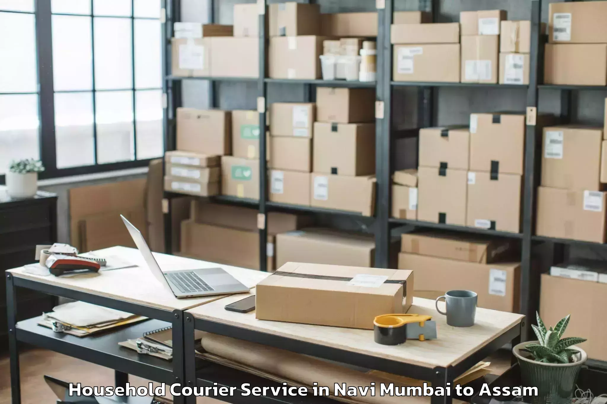 Quality Navi Mumbai to Rangapara Household Courier